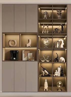 贝汉美轻奢玄关酒柜新房装饰品摆件客厅现代高档餐边柜高级感小众