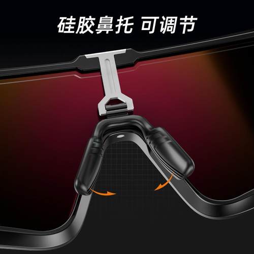 高特骑行眼镜变色防风专用近视男女跑步自行车感光运动镜GT67013 - 图2