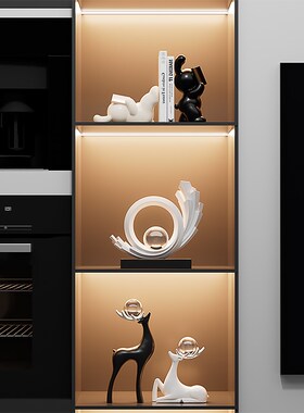 风生水起酒柜装饰品摆件轻奢高档客厅F玄关电视柜办公室招财工艺