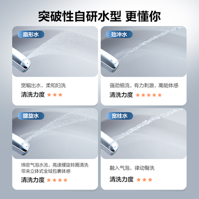 恒洁脚感随心贴冲水智控冲水