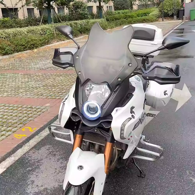 适用贝纳利黄巡600黄龙600巡航版 BJ600GS摩托手V把挡风刹车护手 - 图0