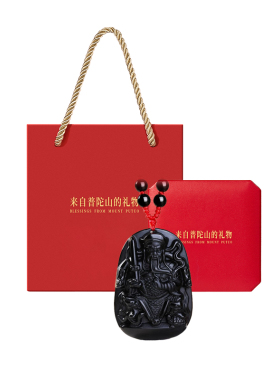 【已过香香】天然黑曜石吊坠挂件