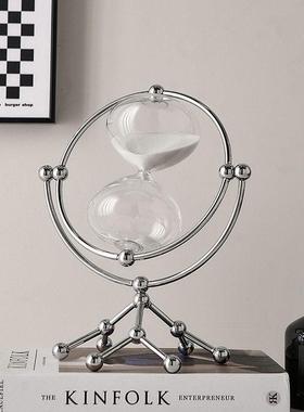 轻奢高档可翻转沙漏摆件计时器客厅书房办公室桌面现代家居装饰品