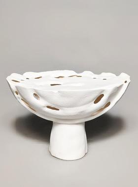 新中式几何创意陶瓷花瓶样板间客厅书房玄关边柜插花花器装饰摆饰