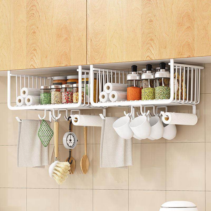 厨房橱柜挂篮调料置物架衣柜悬挂收纳架子挂篮调料置物架吊柜挂架,淘宝优惠券,粉丝福利购,淘宝优惠卷