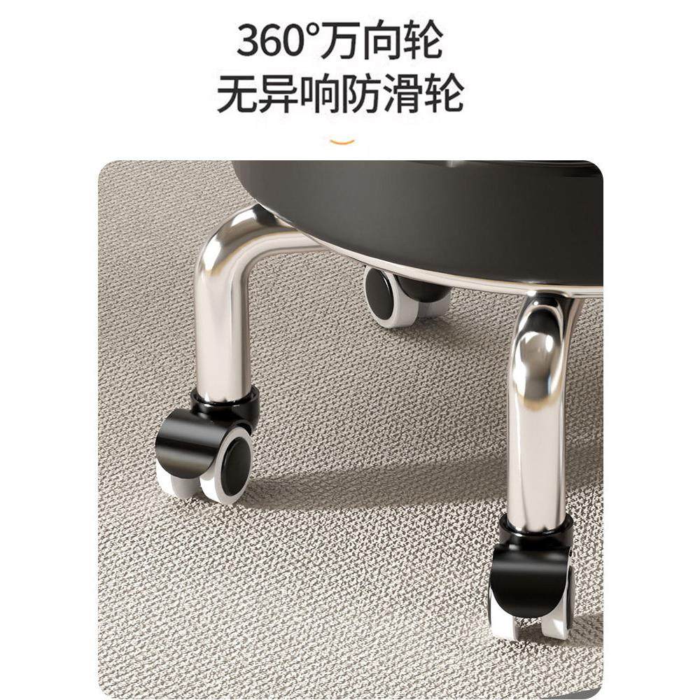 万向轮小凳子家用滑轮矮凳椅子儿童学步矮凳美甲美缝凳小板凳凳子,淘宝优惠券,粉丝福利购,淘宝优惠卷