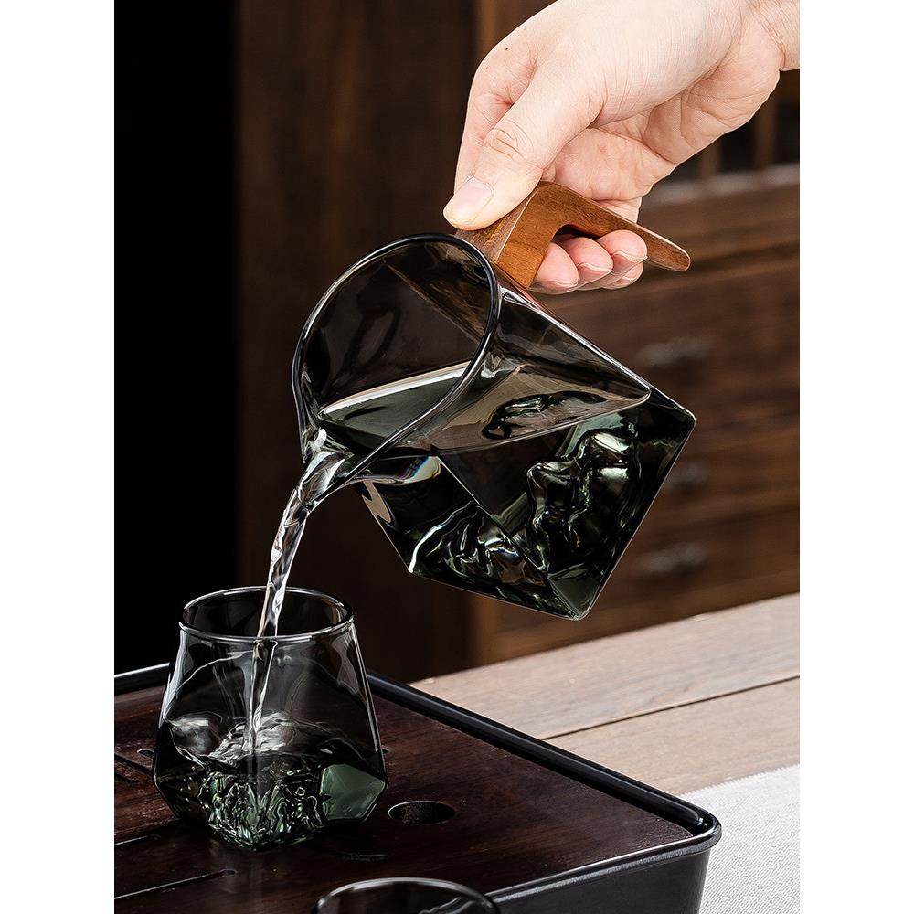 玻璃茶具套装功夫茶杯轻奢高档耐热泡茶壶中式办公室家用2024新款,淘宝优惠券,粉丝福利购,淘宝优惠卷