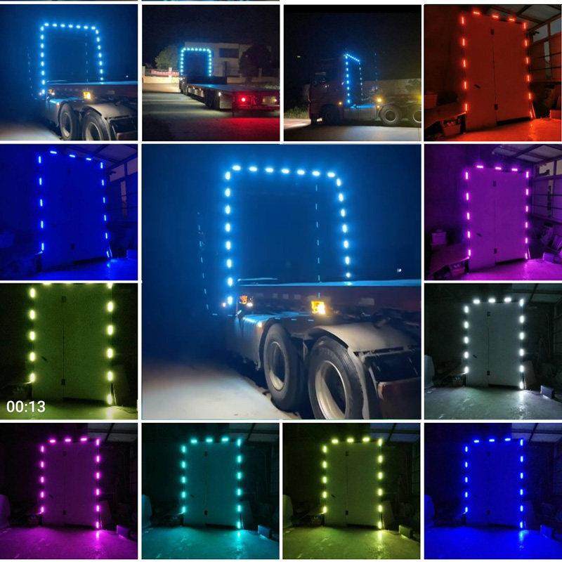 24V防水货车卡车半挂导流罩灯led遮阳板保险杠门侧边灯裙栏隔断灯,淘宝优惠券,粉丝福利购,淘宝优惠卷