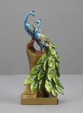 脂孔花瓶物假花花插树实用新奇特17118830工艺雀婚庆礼家居摆件