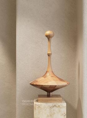 侘寂DS-2025-风艺术雕塑落地件别墅厅玄关酒店样板房民宿复摆古软