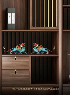 旺财貔貅摆件铜工艺品招财客厅老板办公室酒柜貔休装饰品开业礼物