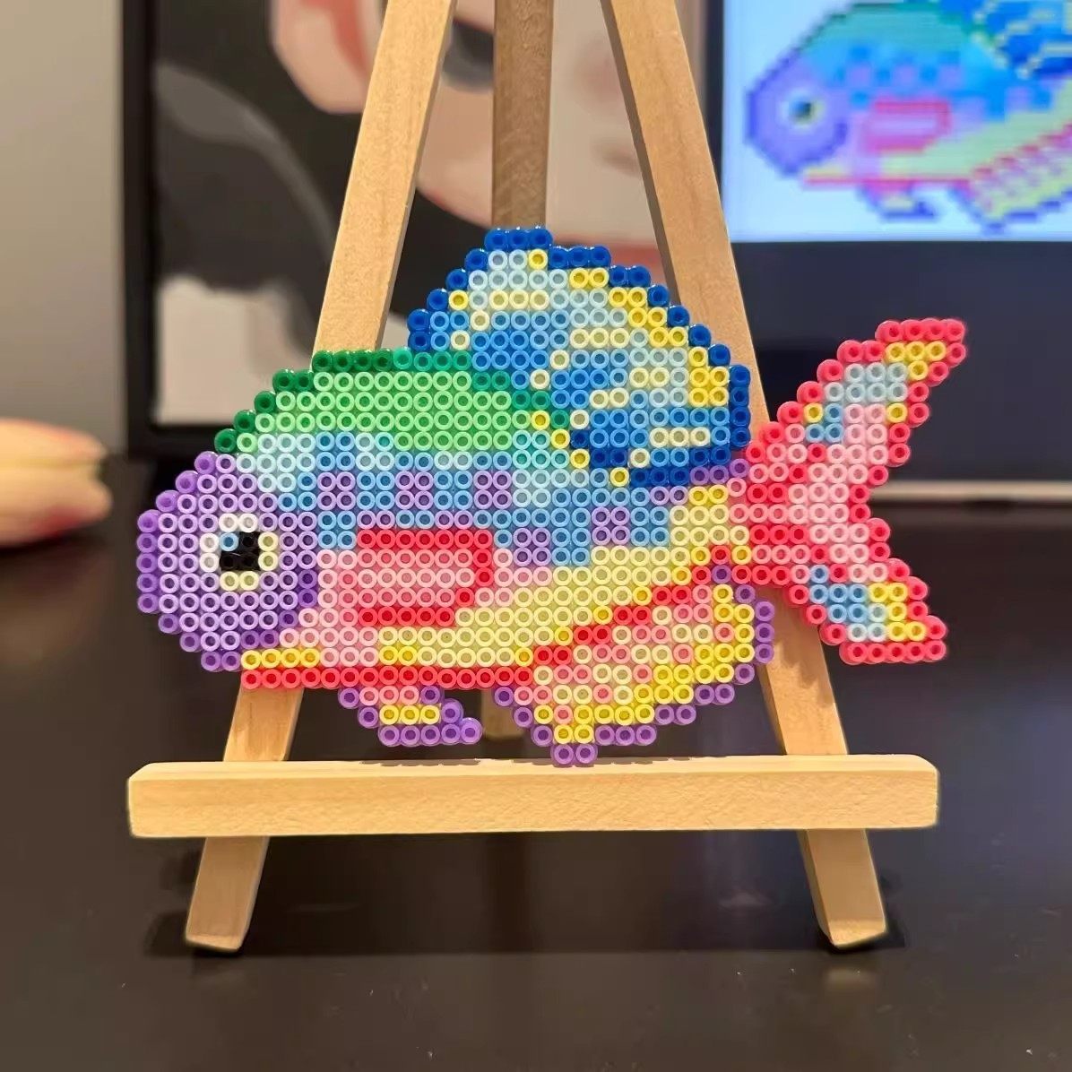 拼豆材料包全套拼豆融合豆5MM拼豆diy套装儿童益智拼豆拼图玩具,淘宝优惠券,粉丝福利购,淘宝优惠卷