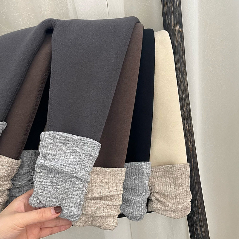 【黑科技蓄热】2025冬装女童高腰弹力裤900g不掉档外穿加绒打底裤,淘宝优惠券,粉丝福利购,淘宝优惠卷