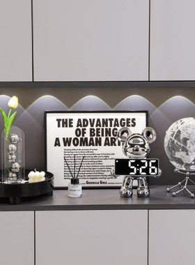 轻奢入户玄关摆件客n厅家居装饰品电视酒柜餐边柜钥匙收纳高档软