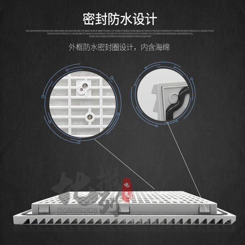 通风过滤网组FB9807A风机三合一网ZL-807配电机箱百叶窗420Y*180M - 图1