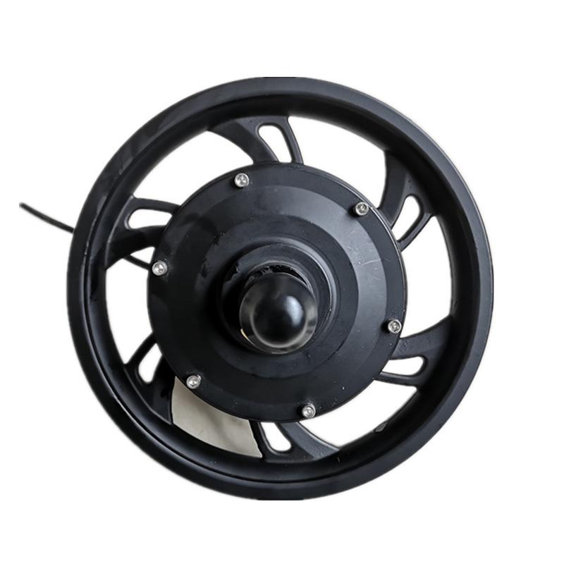 厂家供应小高速系列12/14/16/18/20寸一体化铝轮毂电动车直驱电机 - 图0