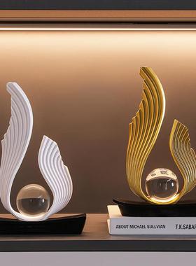 风生水起摆件高级感酒柜装饰品客厅旺宅家居电视柜轻奢高档艺术品