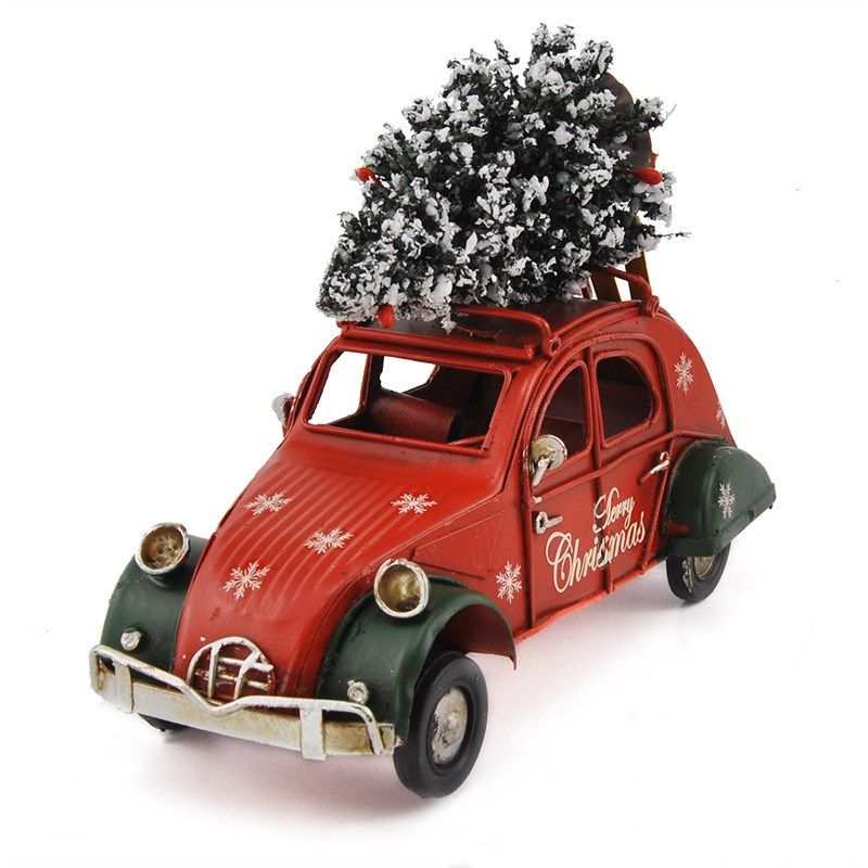 手工创意圣诞礼品复古铁艺车模型摆件家居软装配饰金属工艺品收藏,淘宝优惠券,粉丝福利购,淘宝优惠卷
