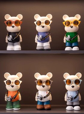 暴力熊客厅摆件轻奢高档家居电视柜酒柜装饰品乔迁乔迁新居礼物