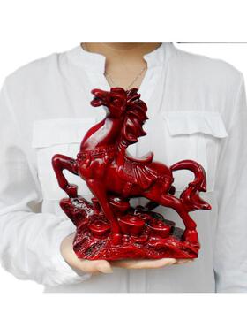 包邮彷红木质木马摆件风水客厅创意家居饰品十二生肖马摆件工艺品