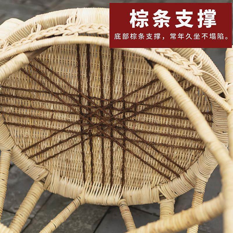 大人阳台家用老人椅夏季户外老式靠背腾椅三件套手工天然真藤椅子,淘宝优惠券,粉丝福利购,淘宝优惠卷