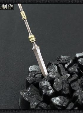 古代冷兵器模型赵云豪龙胆长枪全金属工艺品摆件