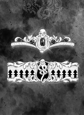 哈利波特鹰院拉文克劳对戒动漫同人周边原创手作cSos戒指哈迷礼物