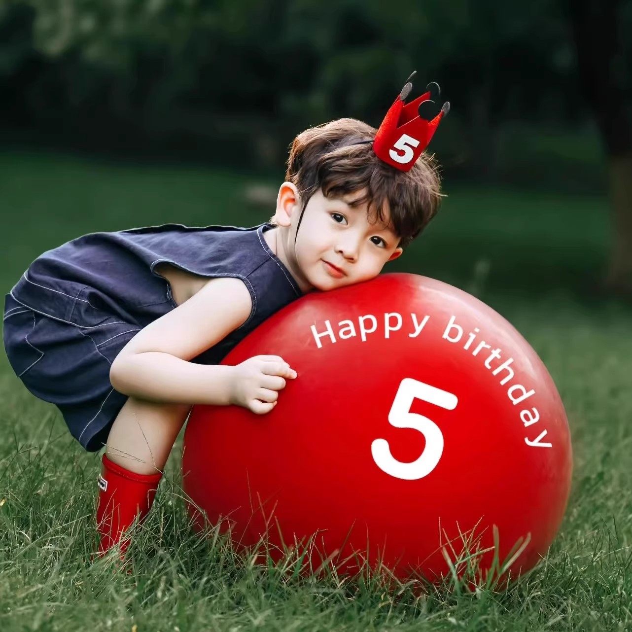 韩国红色皇冠生日帽ins风儿童男女孩周岁派对氛围拍照道具装饰品,淘宝优惠券,粉丝福利购,淘宝优惠卷