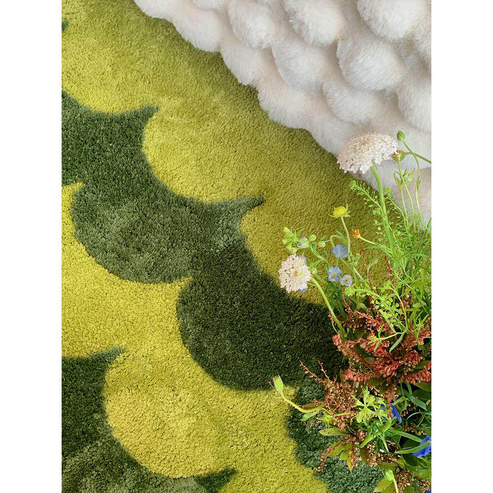 Munai Bedroom Plush Girls Room Bedside Blanket Study Floor Mat Strip Carpet Simple Bay Window Blanket Dormitory Mat