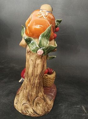 湾结婚软装石创意趣公仔童饰摆设电视柜家居乔迁礼品家居摆件陶瓷