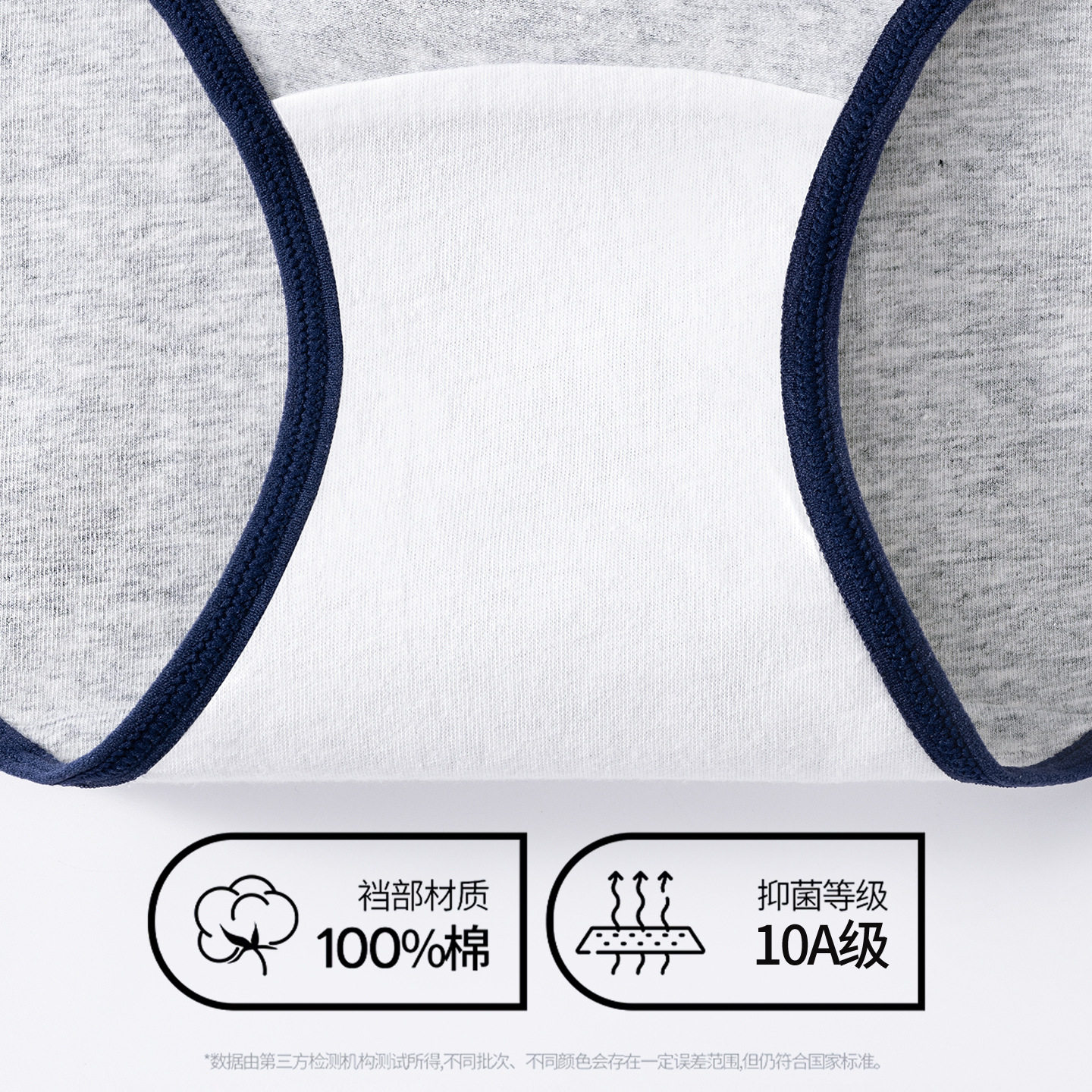 小熊内裤女纯棉高开叉内裤抑菌裆新款美式复古三角裤蓝色女士内裤,淘宝优惠券,粉丝福利购,淘宝优惠卷