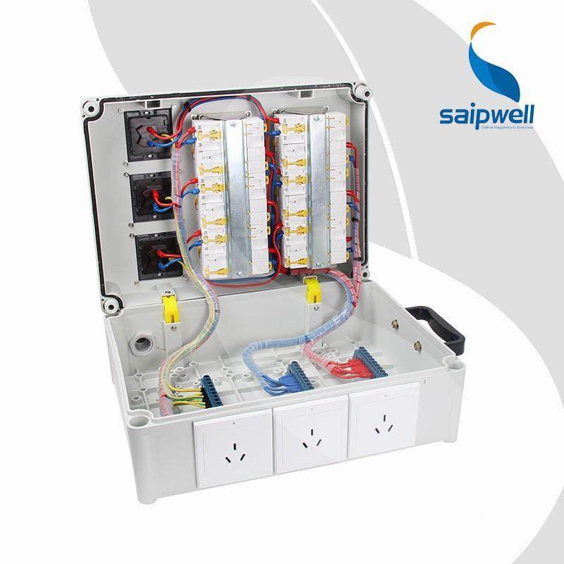 斯普威尔PC塑料插座箱便携式手提接线箱成套检修箱电源控制配电箱,淘宝优惠券,粉丝福利购,淘宝优惠卷