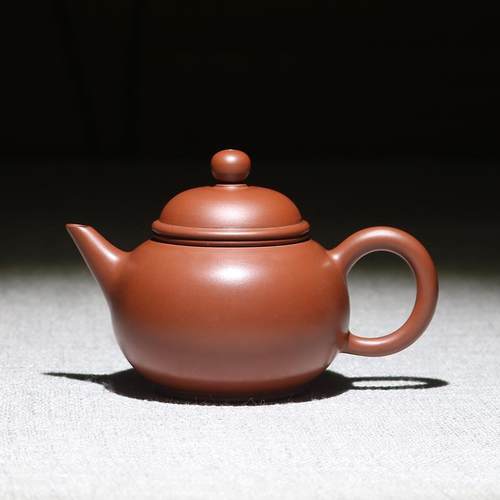 KBQ1 钦州坭兴陶纯手工180cc100毫升大小容量水平壶小 - 图1