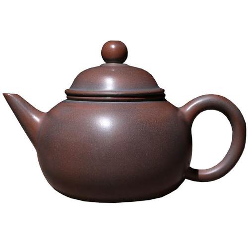 KBQ1 钦州坭兴陶纯手工180cc100毫升大小容量水平壶小 - 图3