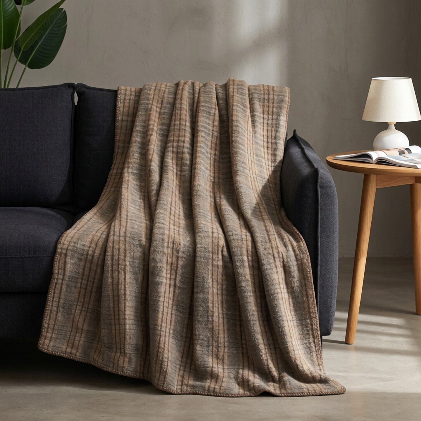 ins北欧简约立体花羊绵绒毛毯秋冬办公室卧室午睡毯1.5/2.0/2.2m