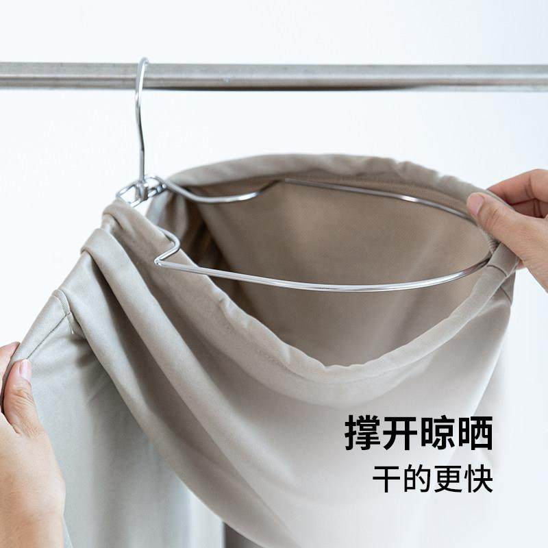 霜山折叠连帽衣架304不锈钢学生卫衣晾晒架家用无痕帽衫快干衣架,淘宝优惠券,粉丝福利购,淘宝优惠卷