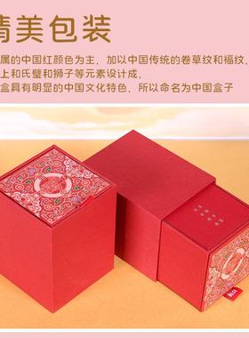 吉兔坊非遗泥彩塑中华醒狮国潮摆件手工绘制办公室家居摆件装饰品