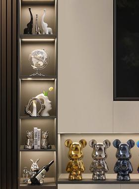 高档客厅红酒架酒柜装饰品摆件套装电视柜轻奢家居好物新房子礼物