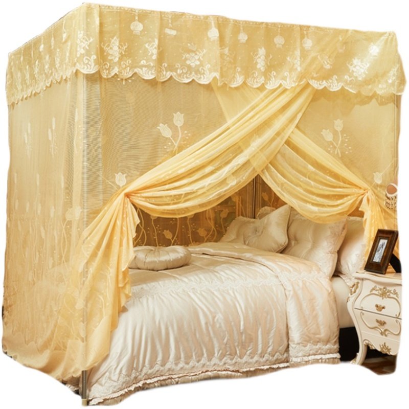 蚊帐2023年新款家用加厚加密落地无需支架方便拆洗防尘1.5米1.8床,淘宝优惠券,粉丝福利购,淘宝优惠卷