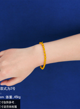 镀黄金手链女简约细镀手表链链条