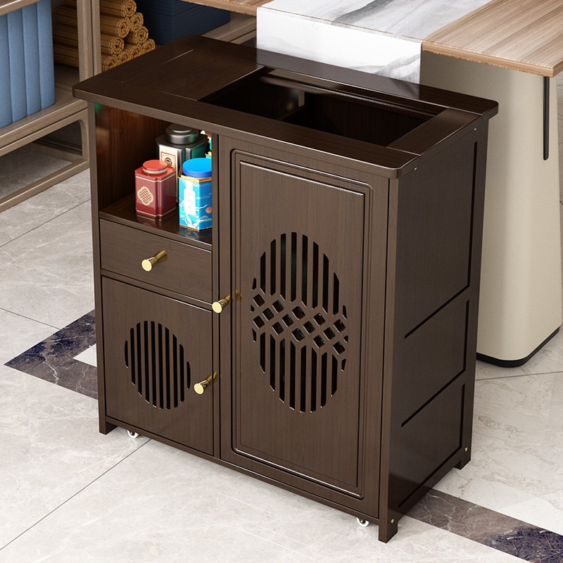 茶水柜家用小茶几j茶具茶台一整套侧边柜客厅沙发边几非实木泡茶 - 图2