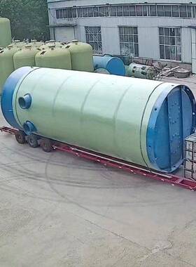 玻璃钢提升泵站市政污水雨水玻璃钢一体化预制泵站