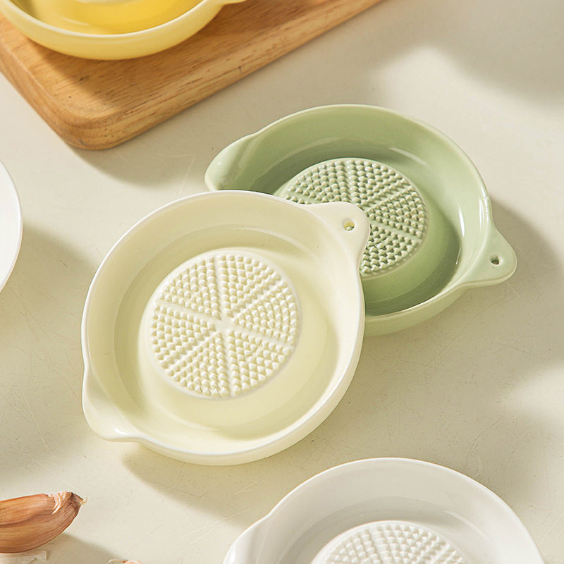 研磨盘陶瓷玻璃磨蒜器家用研蓉碟磨姜蒜泥调味碟吃蟹味碟蘸料碟子,淘宝优惠券,粉丝福利购,淘宝优惠卷