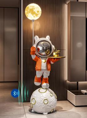 太空人宇航员客厅大型落地摆件电视柜沙发装饰品乔迁开业礼物工艺