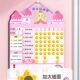 Children's Growth Self-Discipline Table Reward Record Table Magnetic Wall Sticker Children's Points Card Rewards and Punishment Kindergarten Sticker Small
