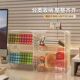 Inclined pen holder children's desk stationery watercolor brush storage rack girls large capacity mark pen storage box