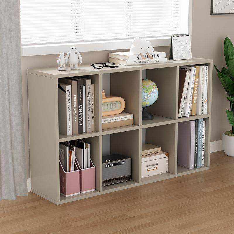书架书柜家用实木八格柜床边夹缝柜置物架矮柜新款自由组合格子柜,淘宝优惠券,粉丝福利购,淘宝优惠卷