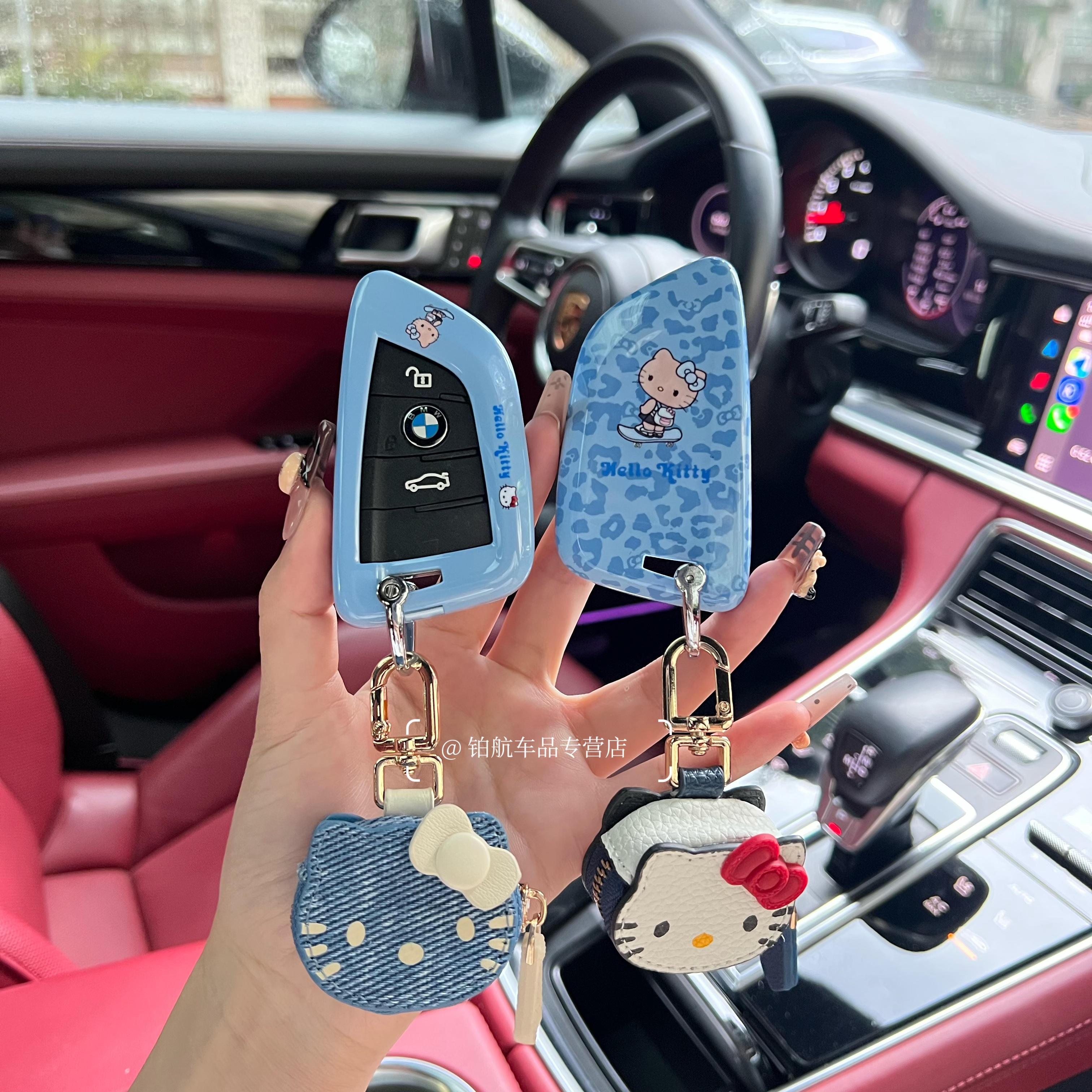 适用于宝马新3系325li钥匙套i3三系5系530车x45壳x3刀锋KT猫ix3扣 - 图0