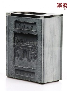 出国生日大学华实用礼品工艺品摆件送立体纪念品笔筒清礼物学生