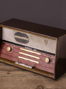 复古老式70年代收音机录音机模型拍照摄影道具怀旧物件装饰品摆件
